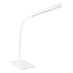PURElite Natural Daylight Hobby Lamp – Table Lamp & Desk Lamp, Flexible LED Table & Desk Light, 4 Colour Brightness Settings, Natural Daylight Bulbs for Reading, Needlework, Sewing, Crafting