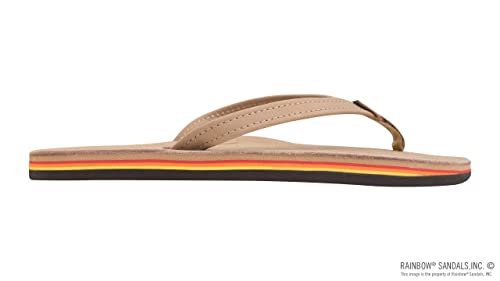 Image of Rainbow Sandals Women's Single Layer Leather Sandal Narrow Strap