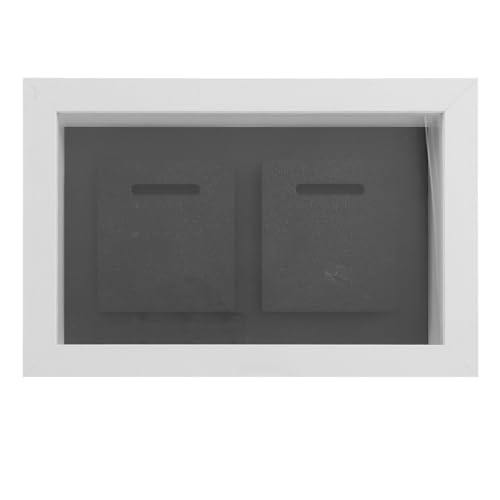 Cadre vitrine pour médailles en bois noble avec support d'épingles - 2