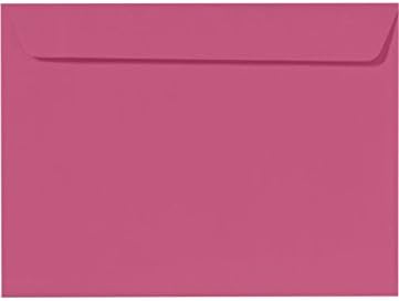 LUXPaper 9 x 12 Booklet Envelopes | Magenta Pink | 80lb. Text | 50 Qty