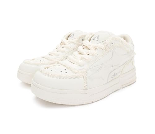 Aelfric Eden Womens Sneakers Star Low Top Skate Shoes Lace Up Platform Fashion Casual Cute Skateboarding