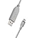 Youtang WiFi 6 Wireless Access Point Micro USB Console Cable with CP2102 USB TTL Serial Adapter Compatible with Aruba AP-203 AP-303 AP-344/345 (1.8M,Grey)