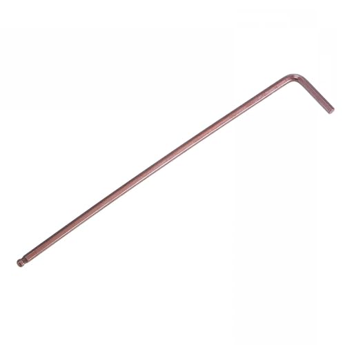 Unifizz 2.5mm Ball End Hex Key Wrench, L Shaped Long Arm Allen Wrench S2 Steel Repairing Tool, Metric 2 Pcs