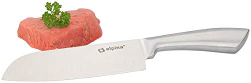 Santoku Knife - 31.5 cm Wide - Stainless Steel - for Meat, Fish and Vegetables - Image 9