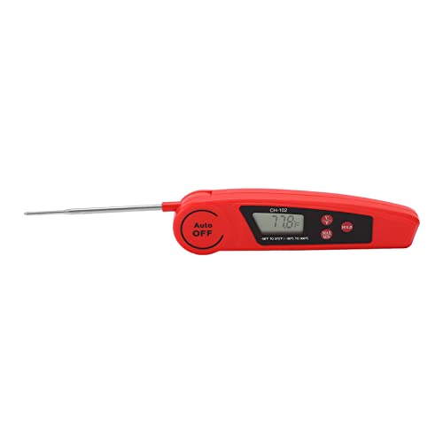 Termómetro de cocina digital Mavaol de lectura instantánea, sonda plegable de 180° y sensor preciso, ideal para cocinar, asar, hornear y temperatura de la carne