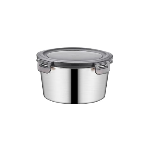 MLWSKKING 316 Preparación de Comidas de Acero Inoxidable Contenedor de Alimentos con Tapa Sellado Caja De Almuerzo Portátil Para Picnic Viajes