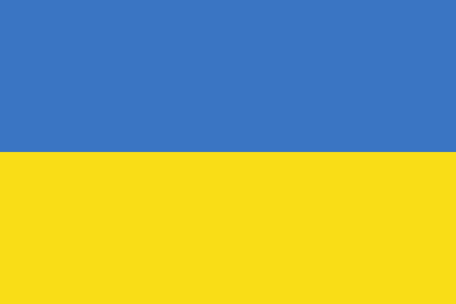 Drapeau ukrainien de haute qualité couleurs anti-UV et finitions premium