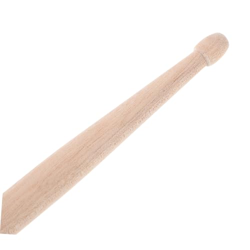 3 pares de baquetas clásicas de madera para batería miniatura 7