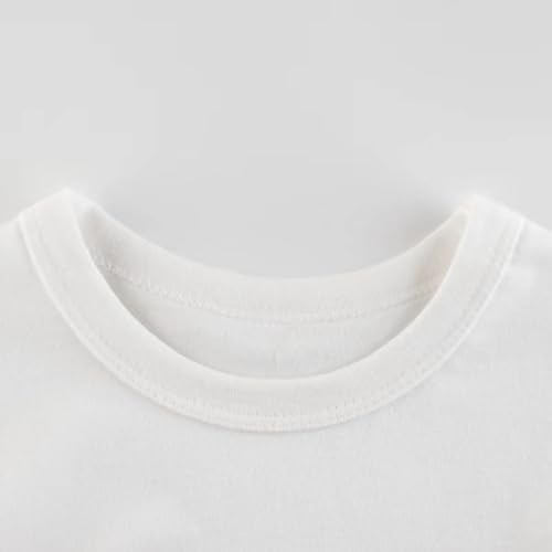 Image of 100% Cotton Girls T-Shirt 2-Pack Cute Tops Casual Soft Printed Toddlers Tees Layering 18Months-8Years