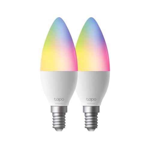 Bombilla inteligente Tapo E14 para crear el ambiente perfecto en tu salón (Pack de 2)