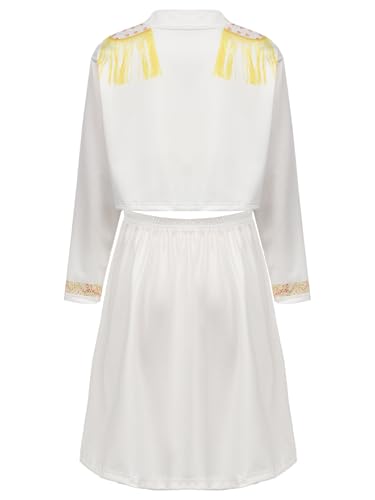 Sxiwei Kids Girls 3Pcs Long Sleeve Outerwear and Vest with Bottoms Concert Popular Singer Fashion Print Outfits4