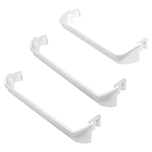 UPGRADED 240534701 Door Shelf Rack Bar Compatible with Frigidaire or Kenmore Refrigerator Door Bar Retainer Rail Replace 948952, AP3214631, PS734936 Frigidaire Replacement Shelf Door Bin Parts