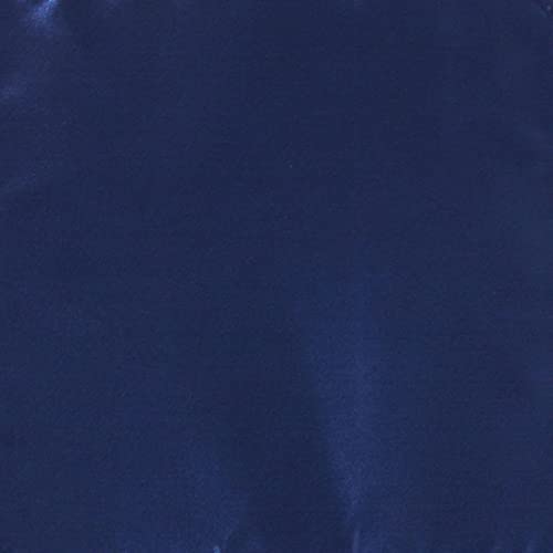 Image of TIE STUDIO Men's Solid Pocket Square | Size- 10cm x 10cm | Colour-Royal Blue | Pack of 1 |