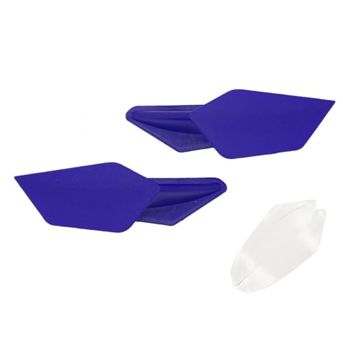Pare-brise et déflecteur moto : kit d'ailerons aérodynamiques universels pour tuning et de décoration