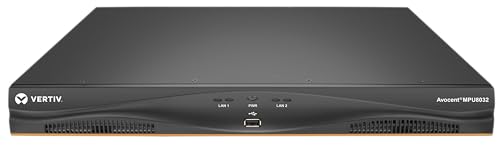 Image of Vertiv Avocent MPU KVM Switch | 32 Port | 8 Digital Path | Dual AC Power TAA | Remote Access to KVM, USB and Serial Connections (MPU8032DAC-400)