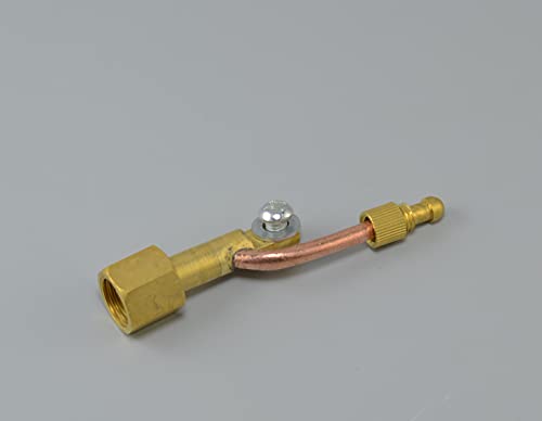 Image of RIVERWELD TIG Torch Fitting Part Accessories Cables and Gas Water Separate Cable Connector Fitting 3 /8 inch -24 for SR WP 24 TIG Welding Torch