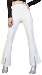 A.T.U.N. (ALL THINGS UBER NICE) Girls High Rise Flared Bootcut Pants | Stylish Stretch Fit Bell Bottom Style Trousers | Tr... Price In India