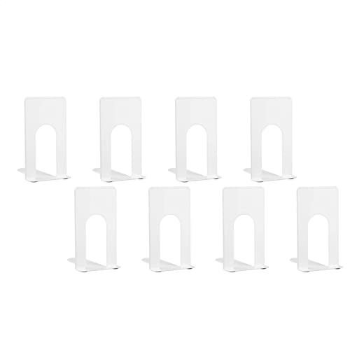 4 Paare HuaD Buchstützen, Hochwertiges Buchstützen aus Metall für...