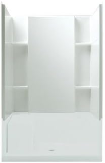 Sterling 72284106-0 Accord Vikrell 36-In X 55.13-In Alcove Shower Wall Kit, White