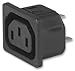 Schurter Connector, Iec Power Entry, Socket, 10A - 6600.4325
