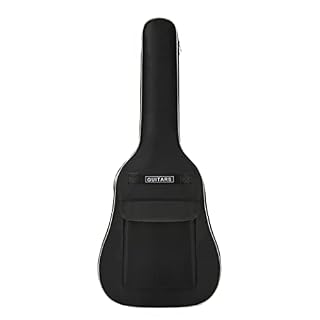 Sac de guitare étui réglable Gig acoustique sac à dos souple étanche classique porte-couvercle 40/41 pouces noir guitare… - Les Beatles, Paul McCartney, John Lennon, RIngo Starr, George Harrison