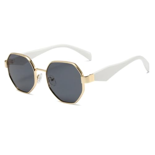 Lunettes de soleil rondes style polygone rétro pour sublimer vos festivals et sorties urbaines