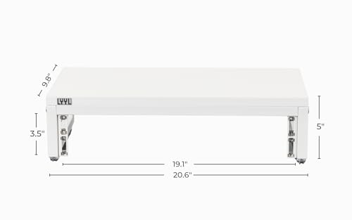 Image of Desktop Rack Stand 2U, Rack for Audio Equipment and Stand for Speaker or Display