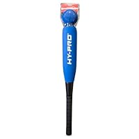 Hy-Pro Schaumstoff Baseball Schläger und Ball Set - Blau, Soft-Touch Schläger und Ball, optimal für Kinder, Rutschfester Griff, 24 Zoll Schaumstoff Schläger, Schaumstoff Ball, Soft Toy, Outdoor-Spiel