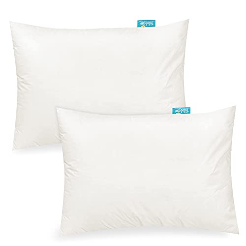 Biloban Toddler Pillowcase 2 Pack, 100% Jersey Cotton Ultra Soft Kids Pillowcase for Sleeping Fit Pillow Sized 13"x 18" or 14"x19", Envelope Style Travel Pillowcase White by Biloban - Used condition - CA$14.25
