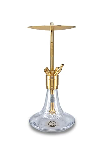 Steamulation Pro X II Crystal 24k Gold Shisha Wasserpfeife Hookah