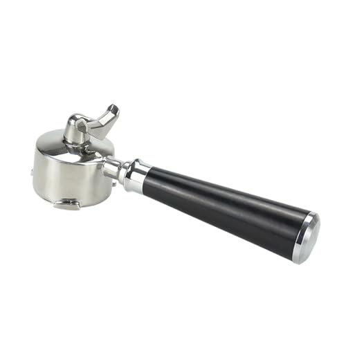 51mmコーヒーポルタフィルター ダブルスパウト 互換性がある デロンギ EC680 EC685 エスプレッソマシンアクセサリー 交換用フィルターバスケット バリスタツール(Light green,Capacity 14-16g(1pc))