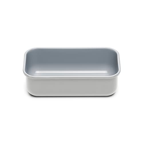 Image of Caraway Non-Stick Ceramic 1 lb Loaf Pan - Naturally Slick Ceramic Coating - Non-Toxic, PTFE & PFOA Free - Perfect for Pound Cakes, Breads, & More - Gray