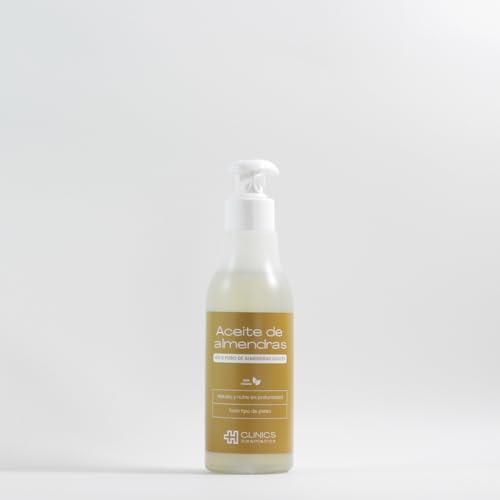 HClinics Cosmetics aceite corporal de almendras dulces con Vitamina E. Aceite corporal para todo...