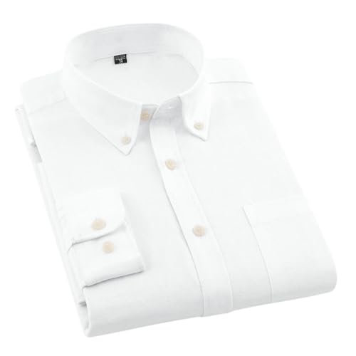 Chemise en coton Oxford manches longues homme vêtement casual chic