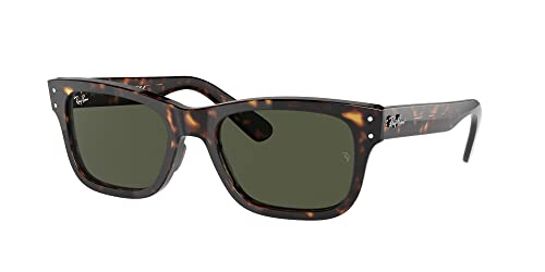 Image of Ray-Ban mens Rb2283f Mr. Burbank Low Bridge Fit Rectangular Sunglasses