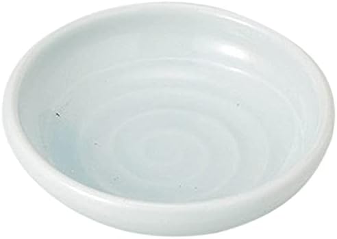 Set of 10, Celadon Deep Mouth 2.7 Plates, 3.3 x 0.9 inches (8.3 x 2.3 cm), 2.1 oz (60 g), Small Plates, Restaurants, Inn, Japanese Tableware, Restaurant, Commercial Use,