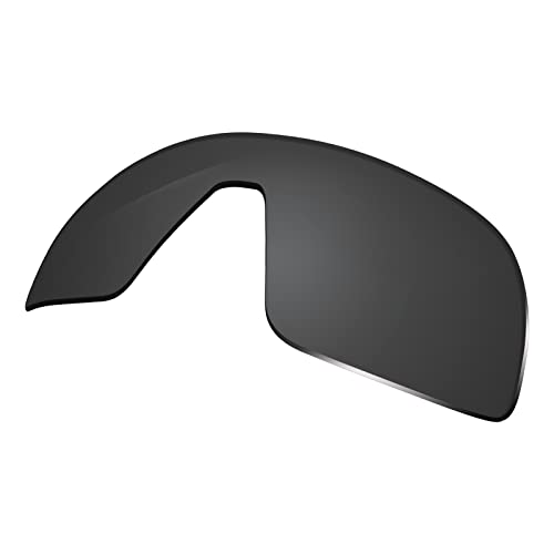 Image of 100% Precise-Fit Replacement Sunglass Lenses & Black Wicket for Oakley Sutro OO9406 - Polarized Advanced Black