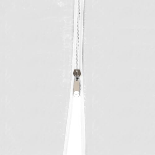 Tente de réception 6x3m en polyéthylène avec structure stable blanche - 8