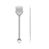 Stainless Steel Pore Scraper for Face Blackhead and Acnes Clearing Beauty Essential Comedone Blemish Removal Whitehead Popping Device
