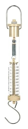 E-MEDI Acrylic Spring balance Tubular Weiging Scale Type Newton Force Meter Dynamometer with Dual Scale laboratories and homes Capacity: 1 Kg / 10N-image-20