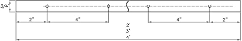 Profil en T universel POWERTEC 71493 en aluminium de 61 cm avec kit d'intersection - 6