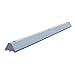 Plastics-R-Unique 4672PBG Gray Standard Parking Block with Cable Protection & Hardware - 72" Long