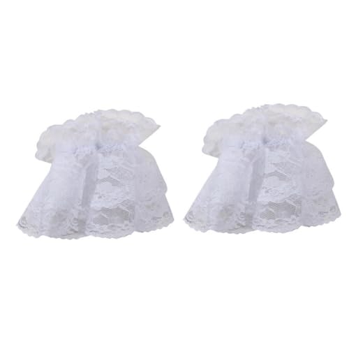 Women Short Lace Hand Cuff Gloves Elegant Wedding Party Fingerless Wrist Length Gloves2