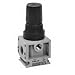 Numatics R22R-03HP Series 22 Relieving Regulator 3/8 NPTF w/0-200 PSIG Out/Panel Mount Nut