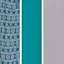 Typical Tile Dot/Teal Slate/Solid Grey