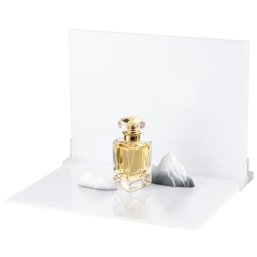 SITTO 両面背景ボード 白背景ボード マットと鏡面 2枚セット 30×40cm 防水防塵 清潔やすい フィギュア 小物写真/シジュエリー/静物/マクロアクセサリー撮影に適用