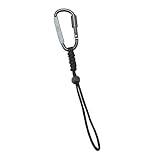 KieTeiiK Cordón para botella de agua con gancho, cuerda antipérdida, hebillas colgantes, pequeñas herramientas, trenzas, anillos de cuerda, fáciles de usar, cierres de botella al aire libre