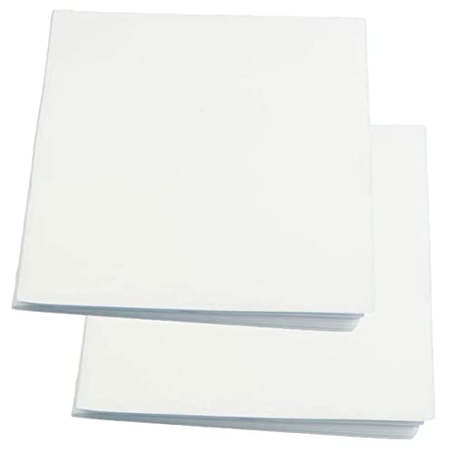 Garneck 100pcs Bird Cage Mats Thick and Absorbent Paper Liners for Parrot Cages Water-Resistant Cushion Pads for Easy Replacement