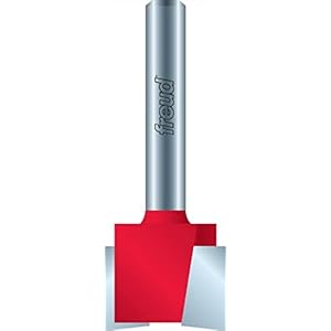 Freud 16-094 7/32-inch diameter bij 1/2-inch downshear multiplex insteekbit met 1/2-inch schacht