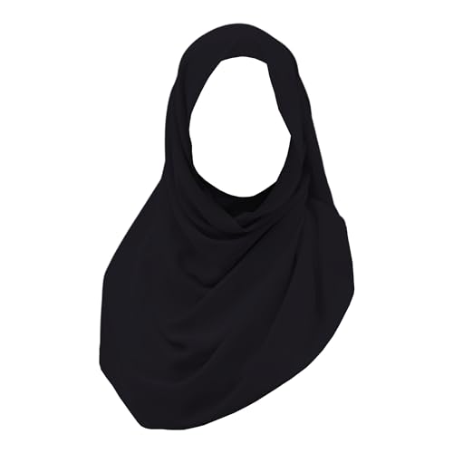 Non Slip Lightweight Chiffon Hijabs for Women – Breathable, Soft Pearl Chiffon Scarf with High Gloss